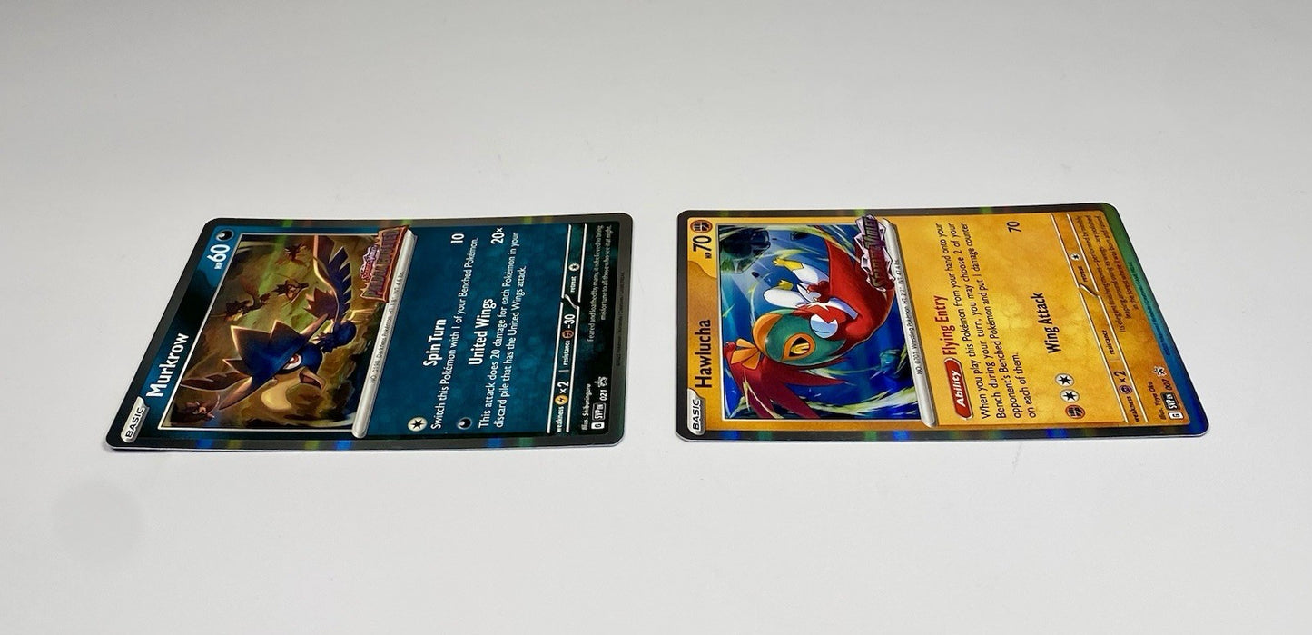 Pokémon Black Star Scarlet Violet & Paldea Evolved Promos Hawlucha 7 Murkrow 21