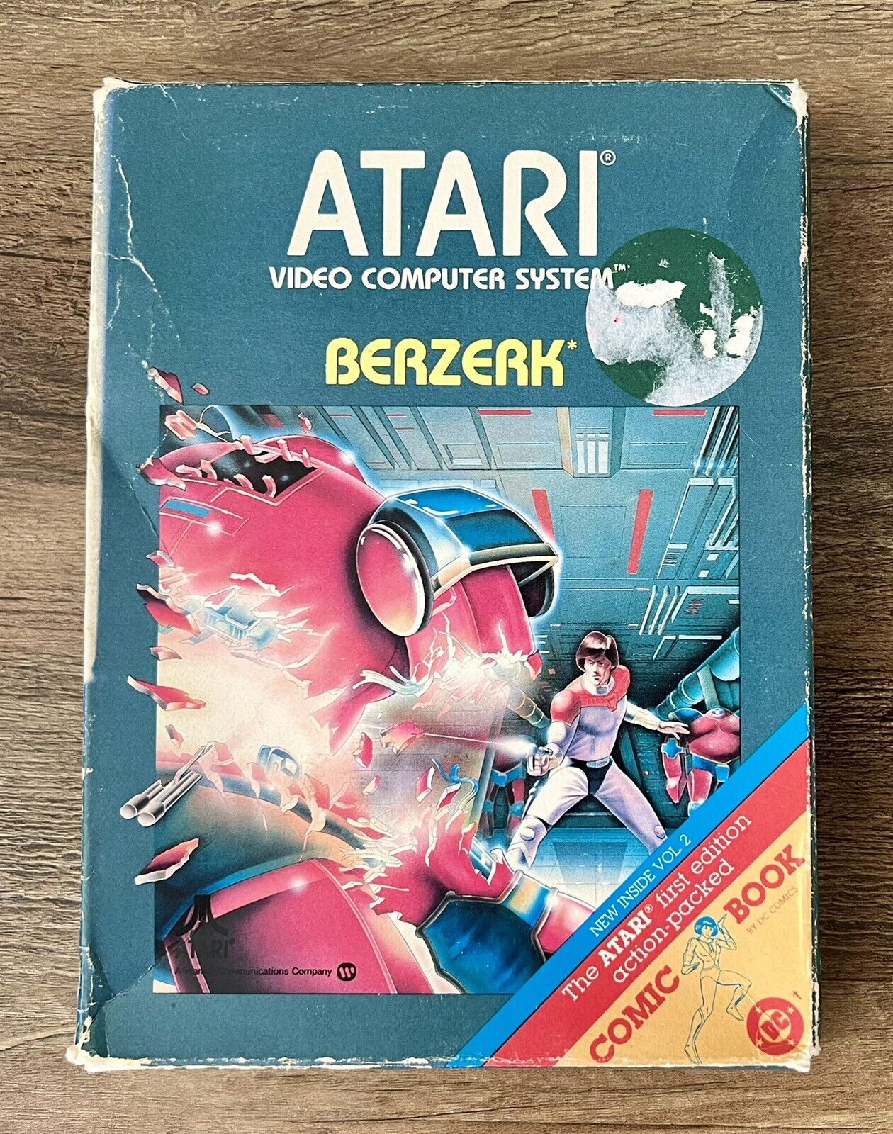 Berzerk Atari 2600 CIB With Box & Manual Tested & Works. No Comic