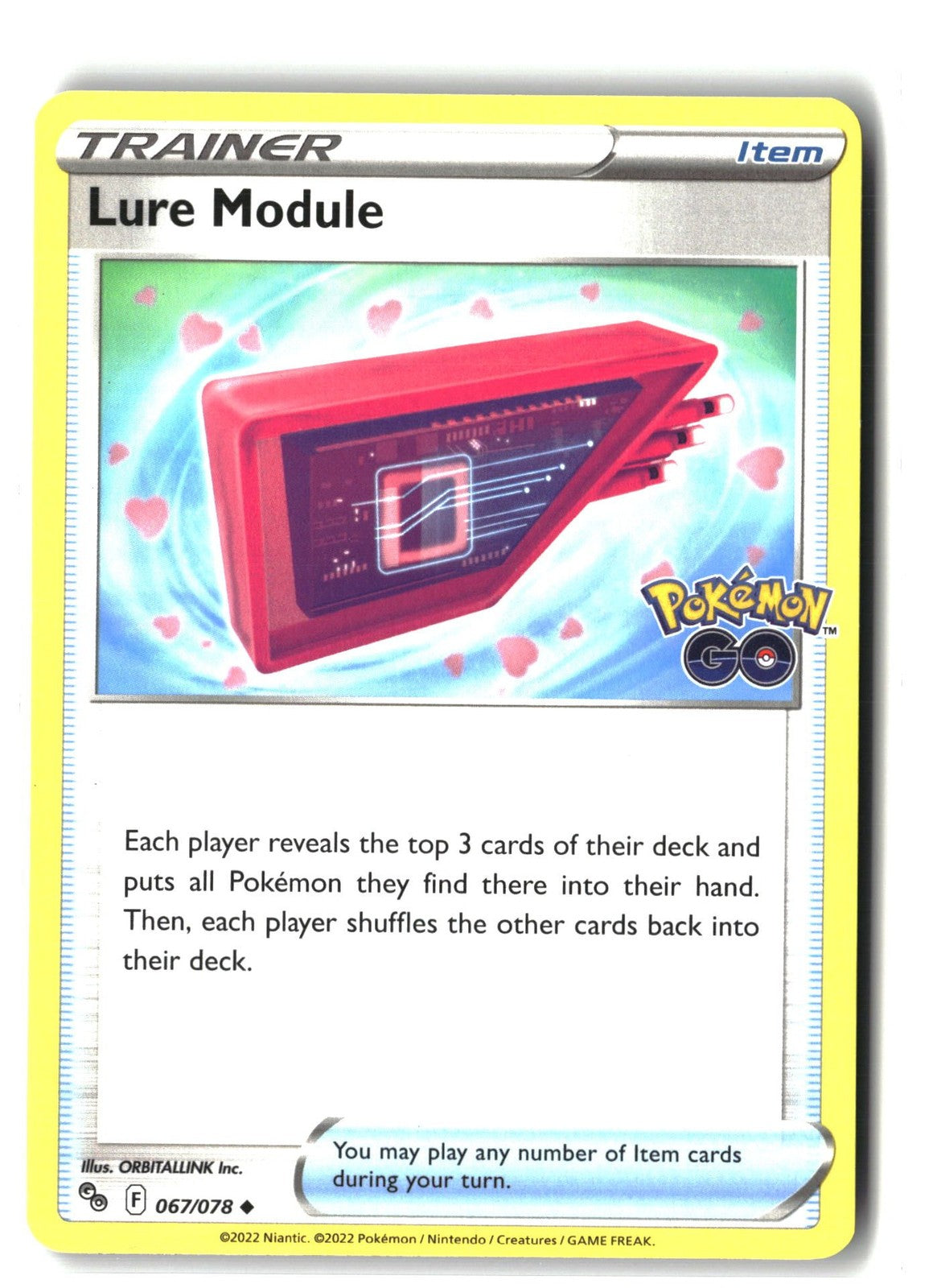 Lure Module (Pokemon GO 067/078) NM