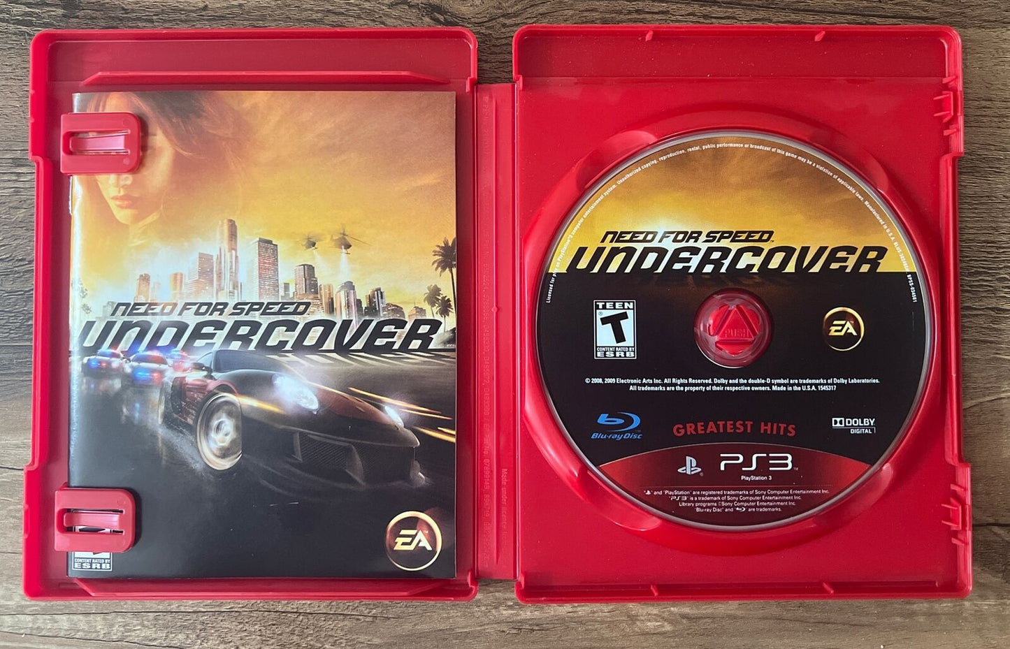 Need For Speed Undercover Greatest Hits PlayStation 3 PS3 CIB Complete DISC MINT