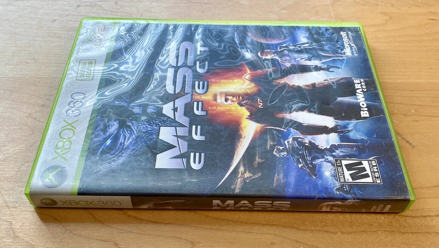 Mass Effect  1 & 2 (Microsoft Xbox 360, 2007 & 2010) Authentic & Tested