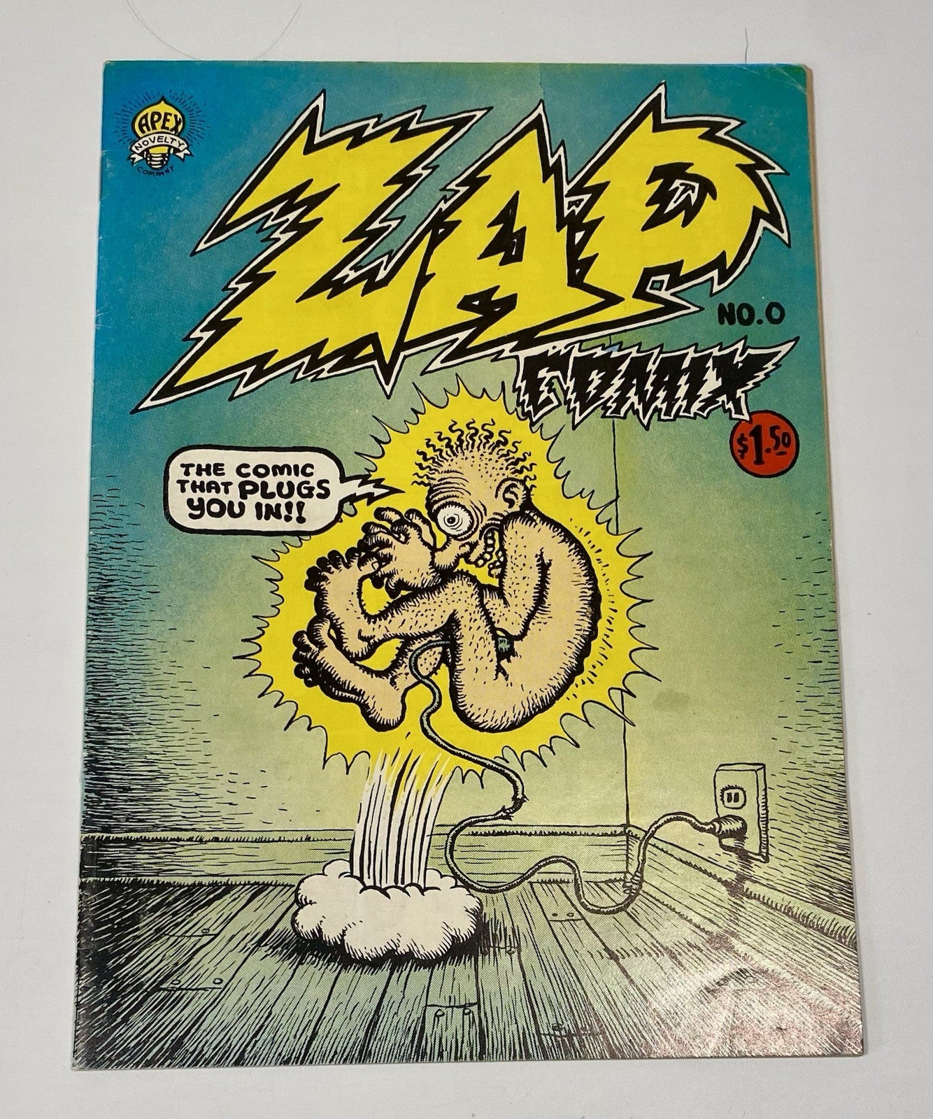 ZAP COMIX No. #0 8th PRINTING - ROBERT CRUMB - APEX NOVELTY COMPANY