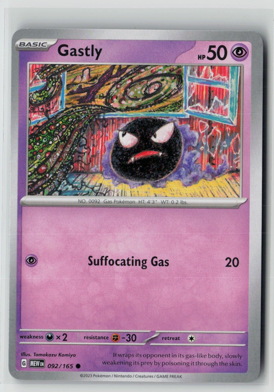 Gastly (SV: Scarlet & Violet 151 092/165) NM