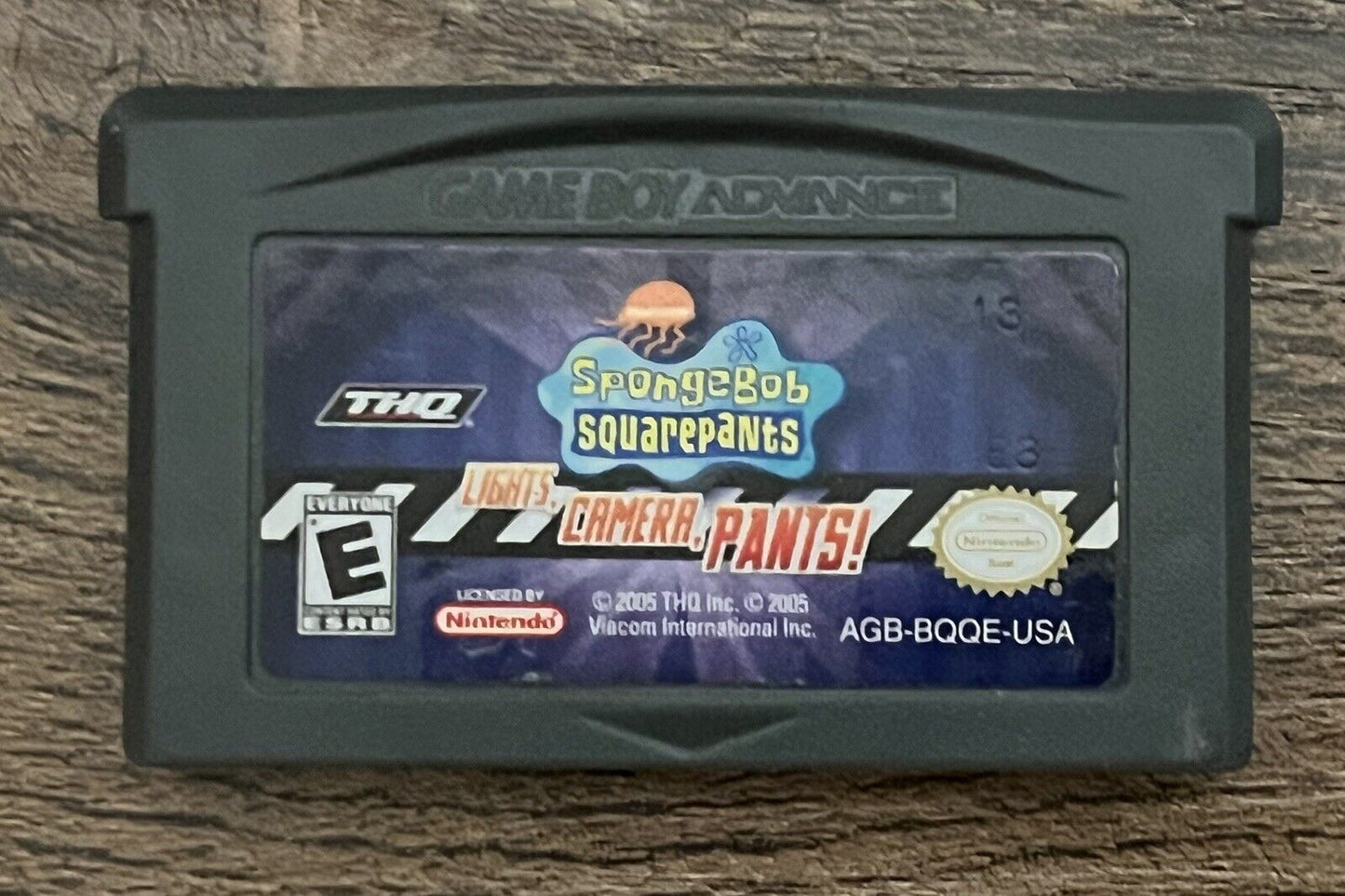 SpongeBob SquarePants: Lights, Camera, Pants (Nintendo Game Boy Advance, 2005) 