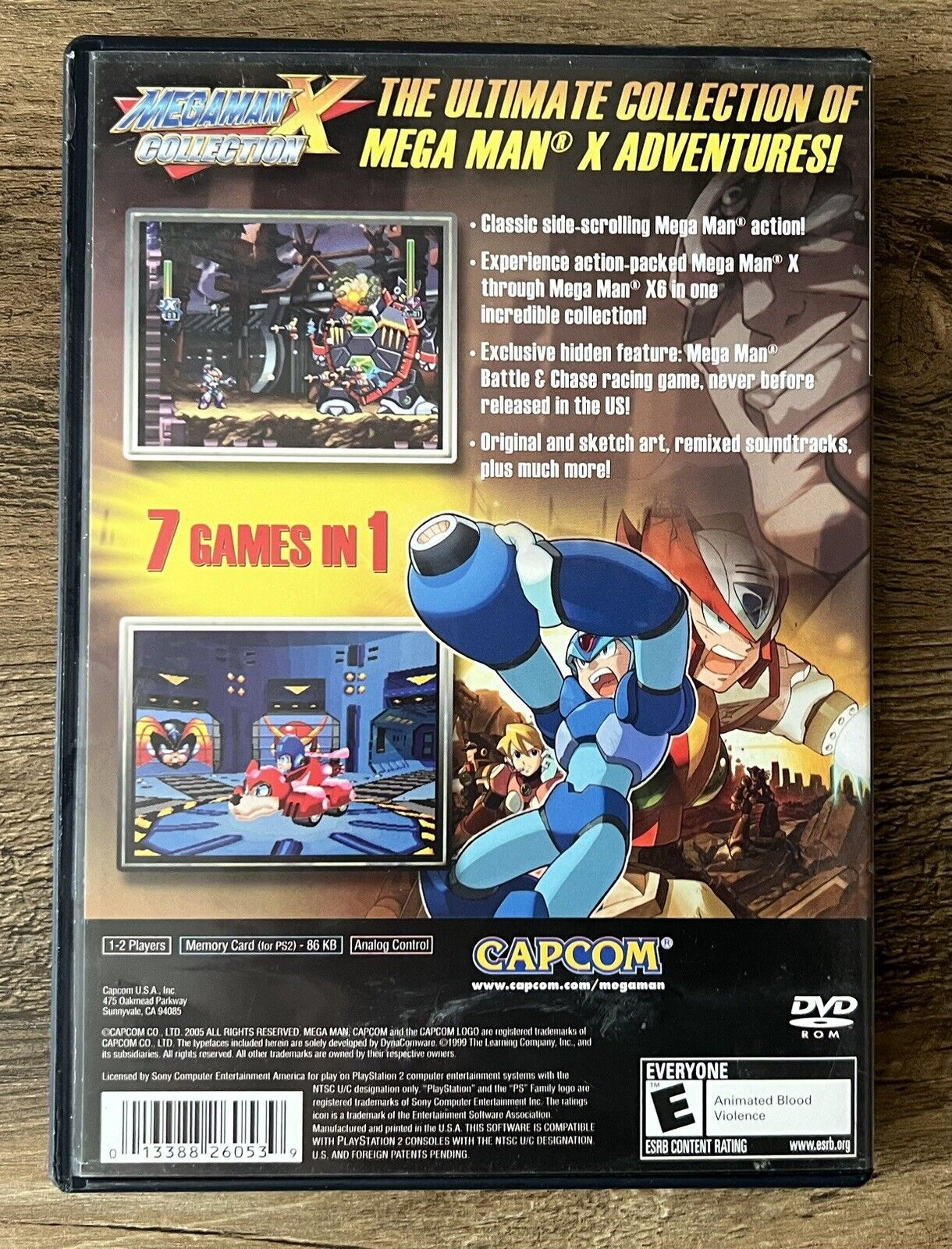 Mega Man X Collection (Sony PlayStation 2, 2006) No Manual Tested And Works!