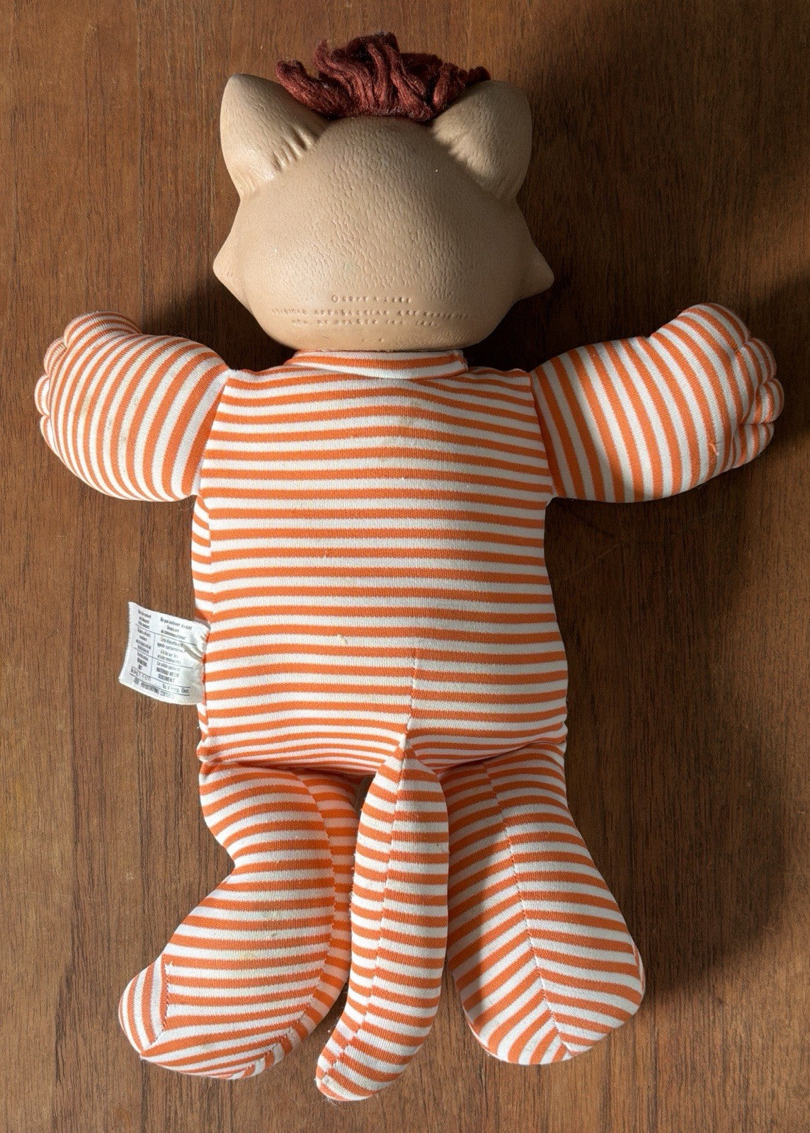 Cabbage Patch Kids Koosas Orange Striped Cat Pet Doll By Coleco 1983 Vintage