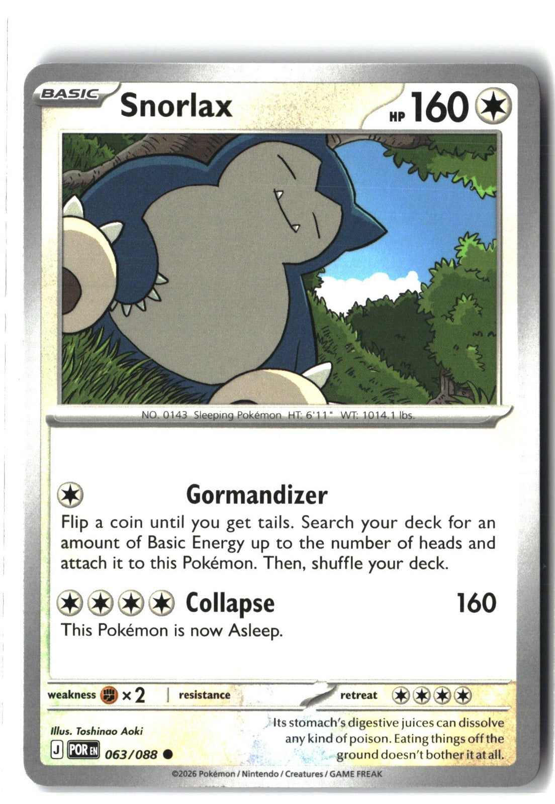 Snorlax (Perfect Order 063/088) NM