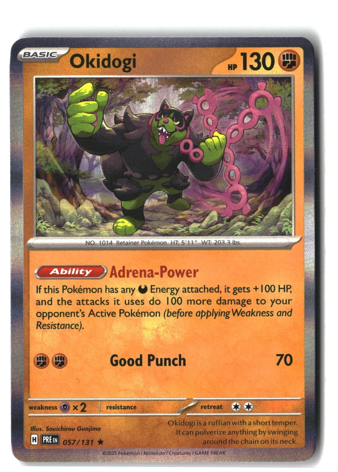 Okidogi Holofoil NM (SV: Prismatic Evolutions 057/131)