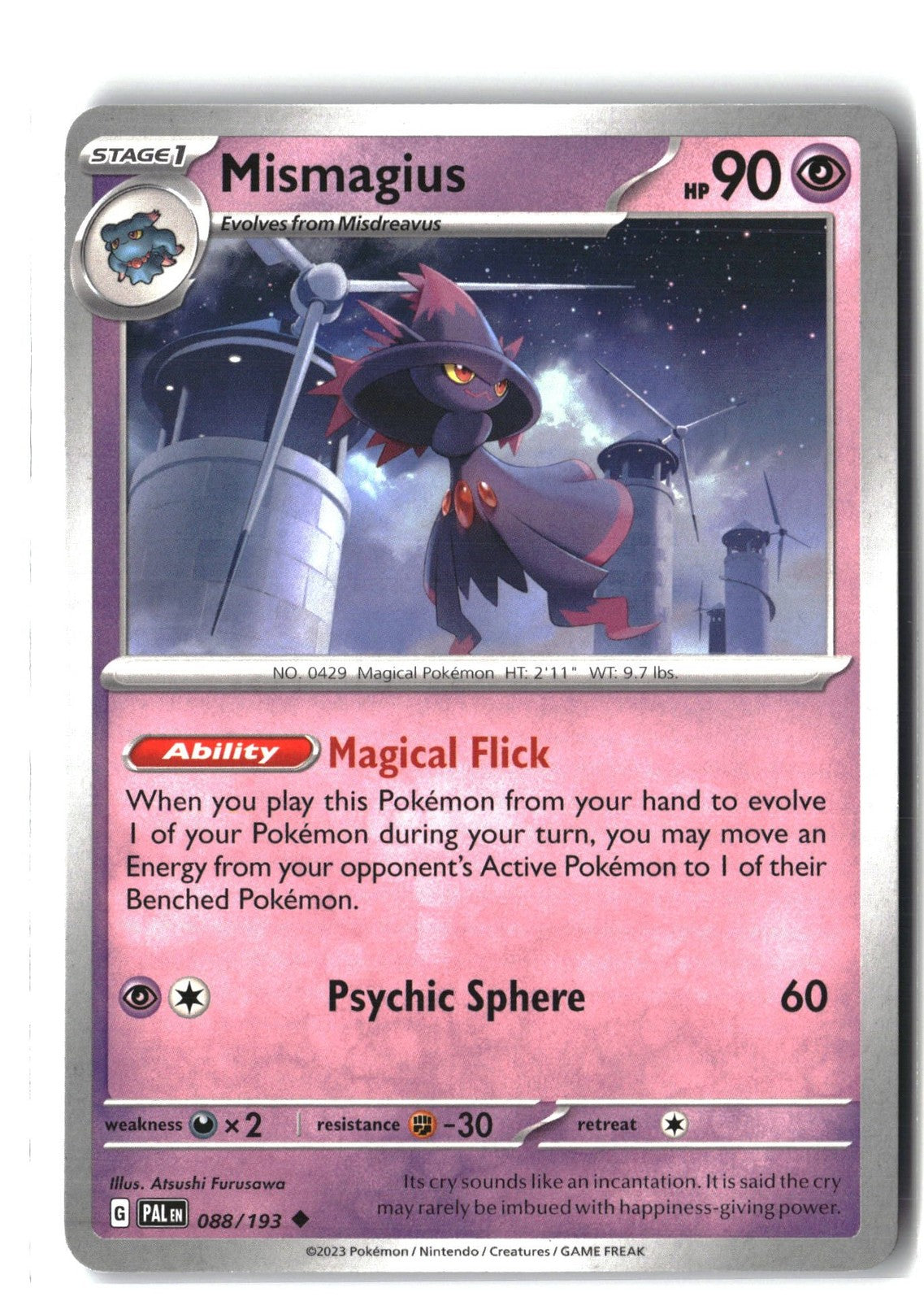 Mismagius (Paldea Evolved 088/193) NM
