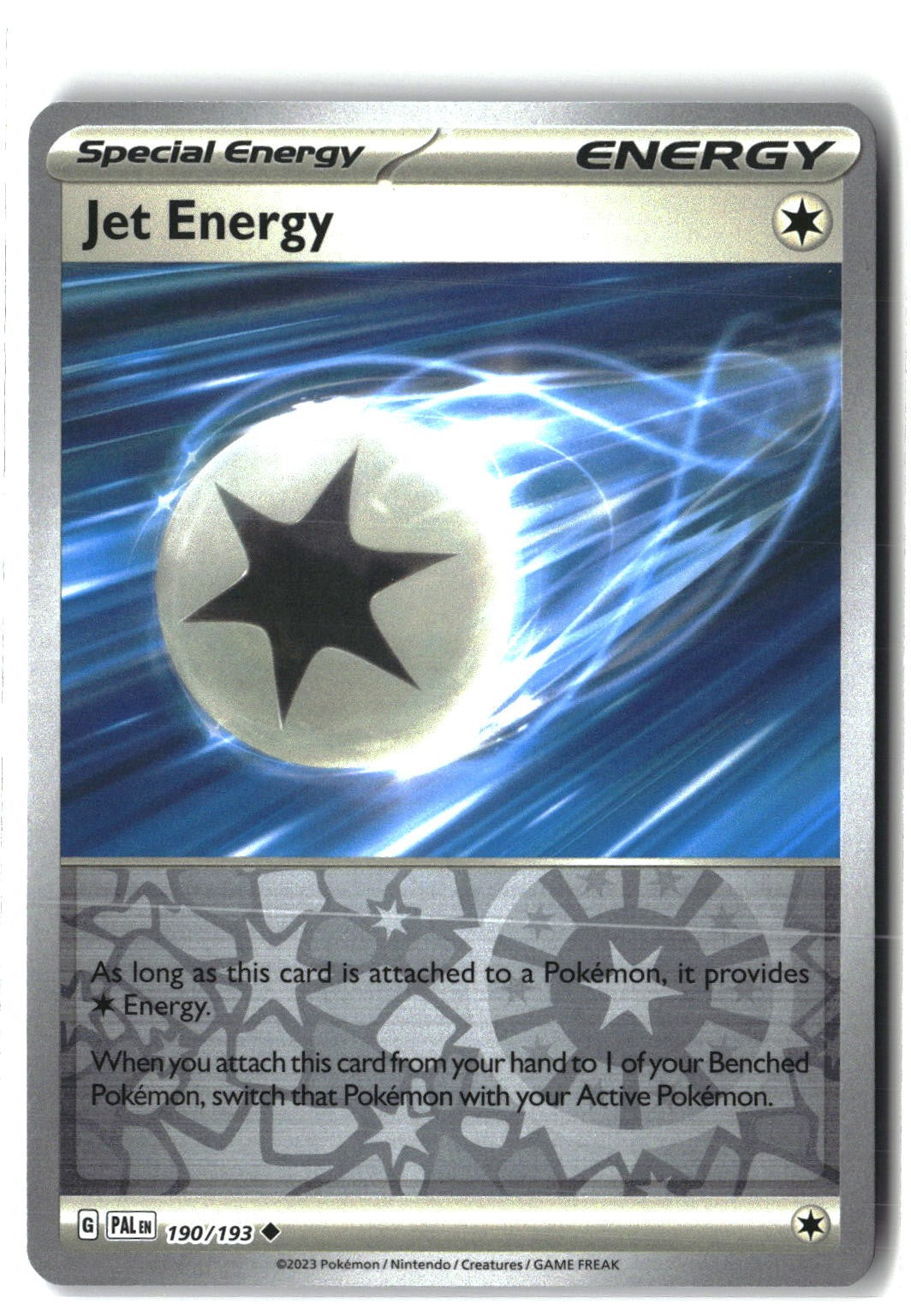 Jet Energy Reverse Holofoil NM (Paldea Evolved 190/193)