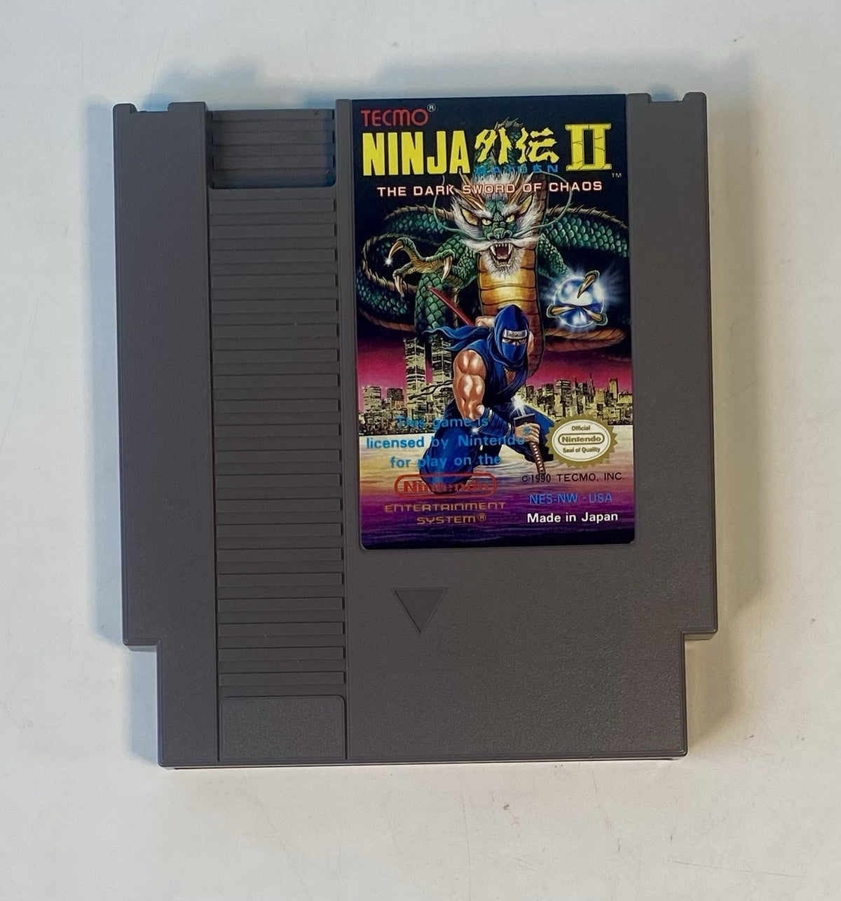 Ninja Gaiden II 2 The Dark Sword of Chaos Nintendo NES Complete in Box CIB Works