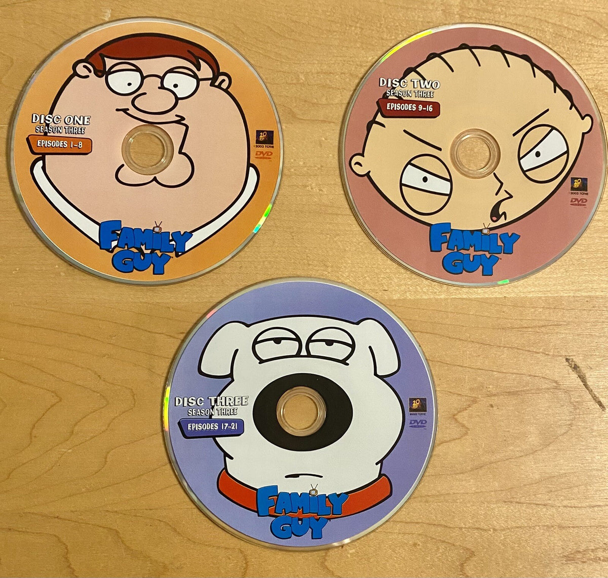 Family Guy Volume 1 & 2: 7 Disc Boxed Set 50 Episodes from Seasons 1, 2 & 3