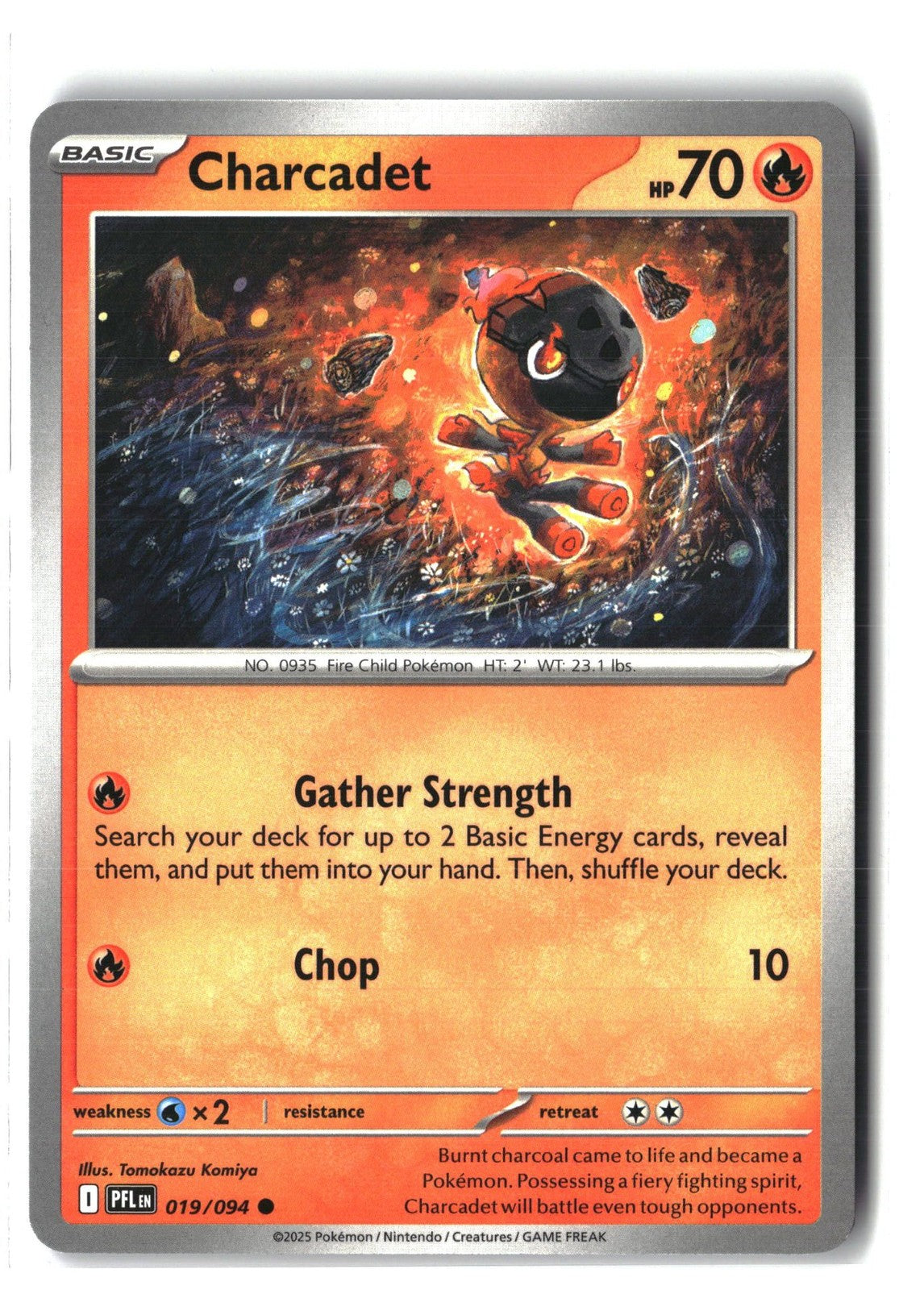 Charcadet (Phantasmal Flames 019/094) NM