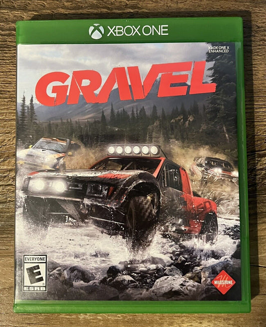 MICROSOFT XBOX ONE GAME GRAVEL 2018 RATED E MILESTONE