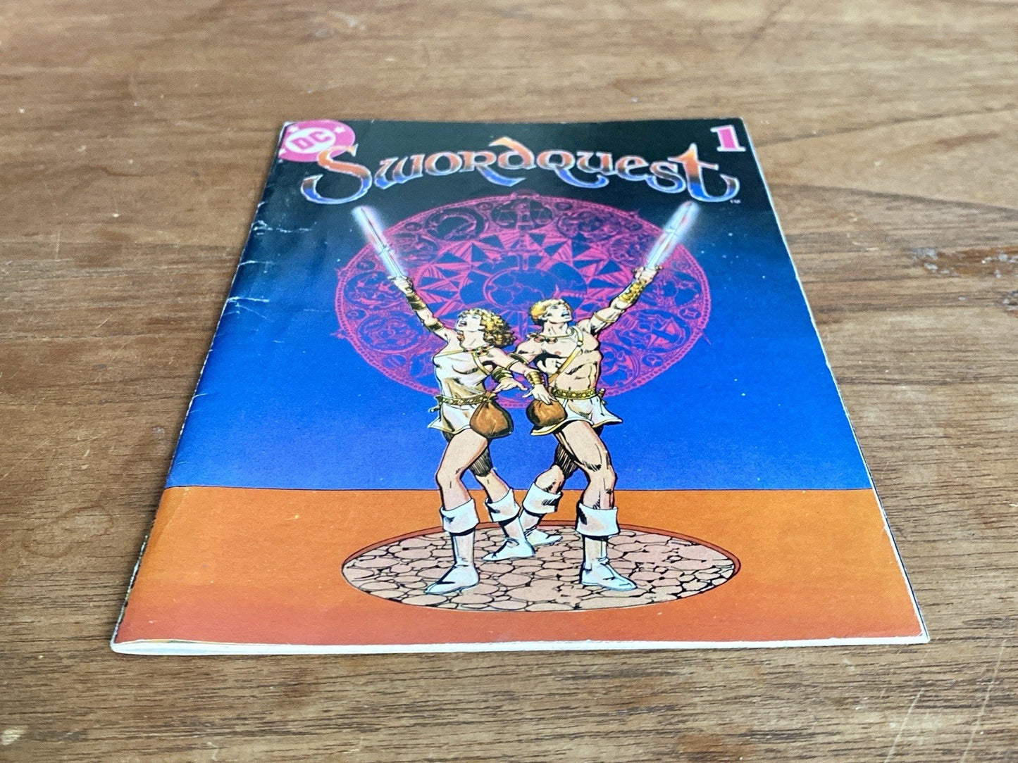 1982 DC Comics Swordquest #1 Atari Video Game mini comic promo