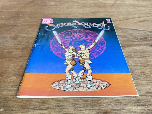 1982 DC Comics Swordquest #1 Atari Video Game mini comic promo