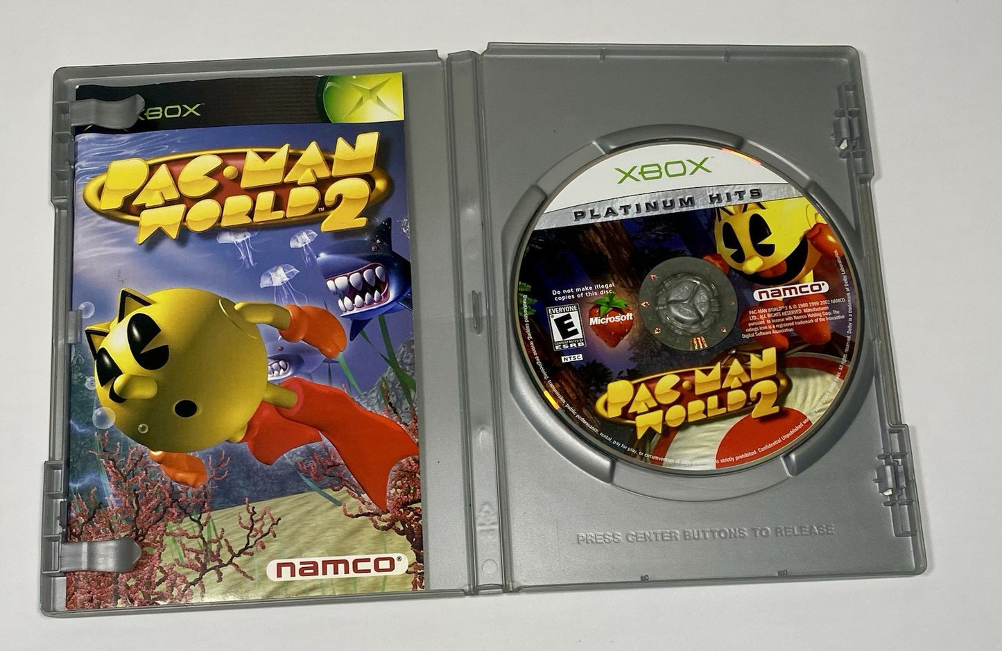 Pacman World 2 (Original Microsoft Xbox, 2002) Authentic, Tested & Working