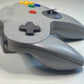 Grey Gray N64 Nintendo 64 Controller OEM w/ 8BitDo Hall Effect Joystick Tested