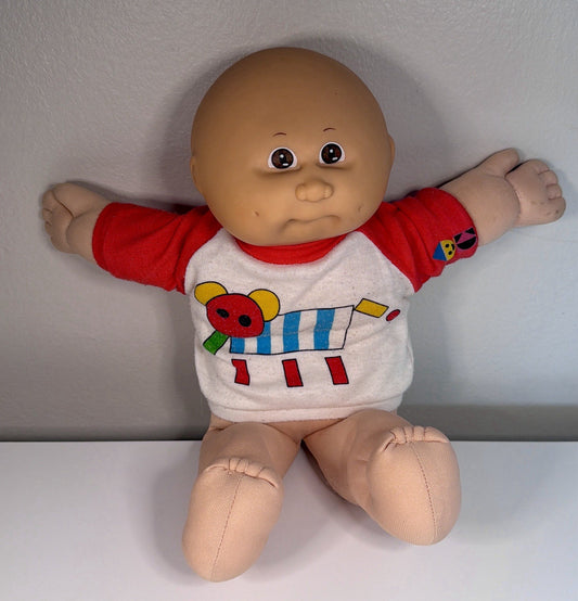 Cabbage Patch Doll 1978 1982 Xavier Roberts Brown Eyes Shirt