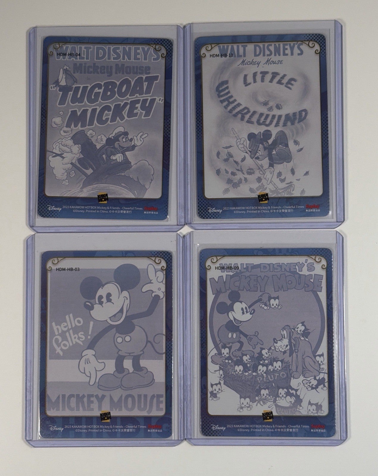 2023 Kakawow Hotbox Disney 100 Mickey & Friends PR 10 Cards Bundle Lot All NM