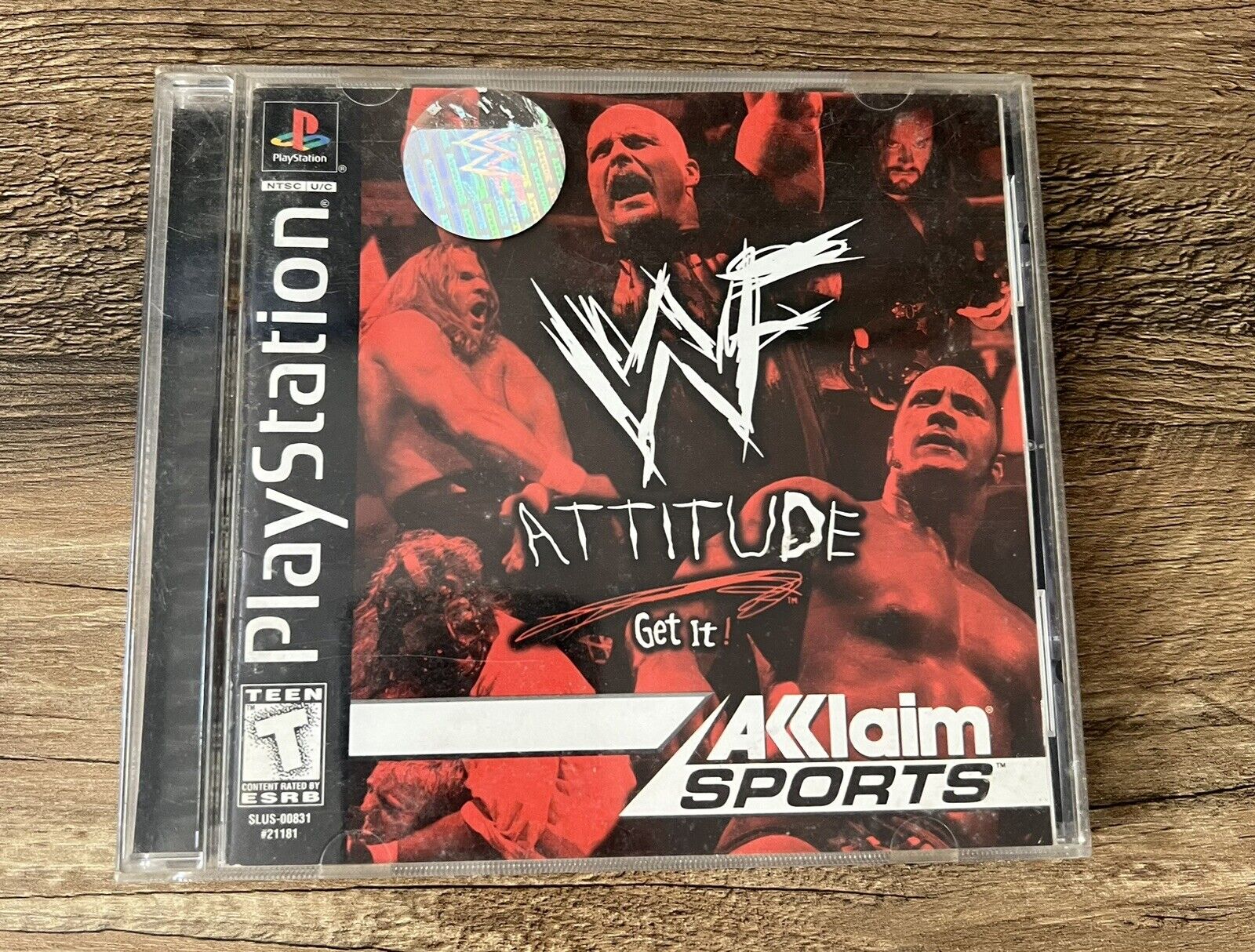 WWF Attitude PS1 (Sony PlayStation 1, 1999) Complete & Tested