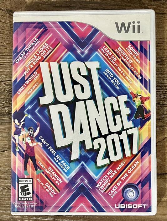 Just Dance 2017 Video Game Nintendo Wii Tested And Works!