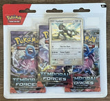 Pokemon Scarlet & Violet: Temporal Forces 3-Pack Booster Blister Pack - CYCLIZAR