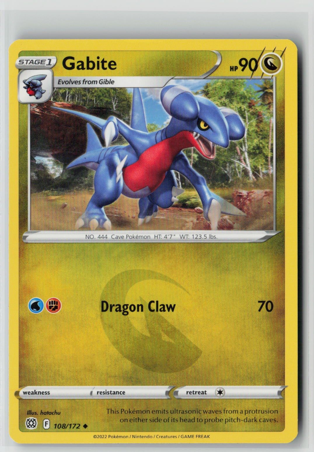 Gabite (SWSH09: Brilliant Stars 108/172) NM
