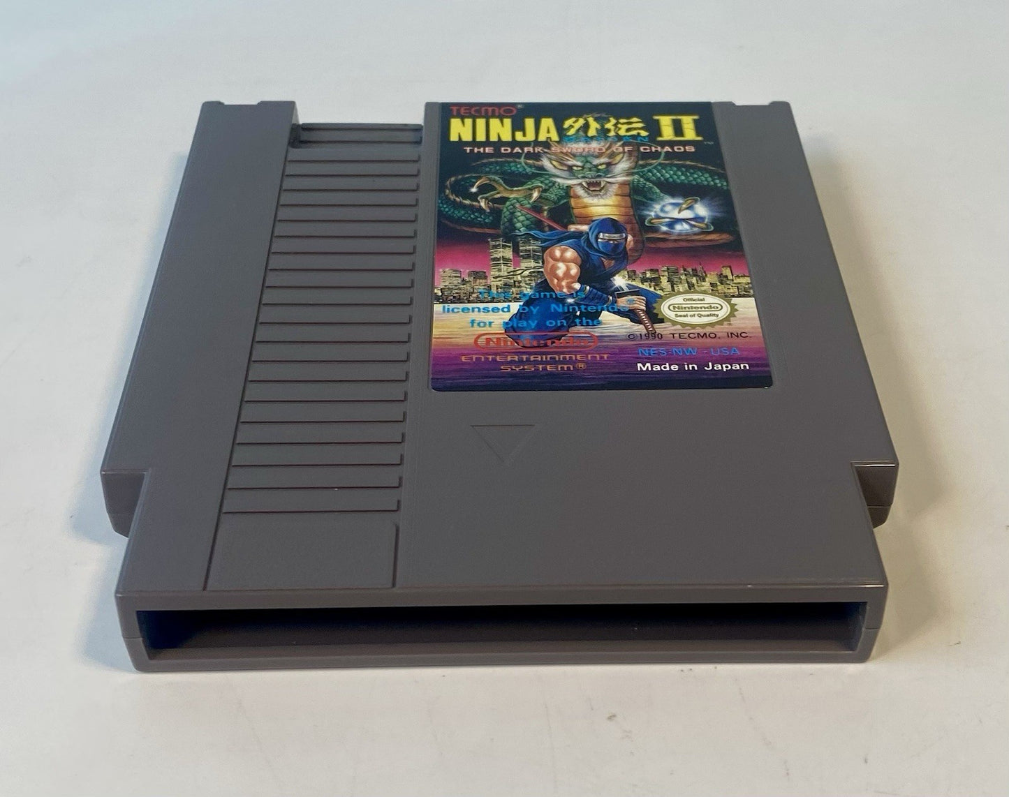 Ninja Gaiden II 2 The Dark Sword of Chaos Nintendo NES Complete in Box CIB Works