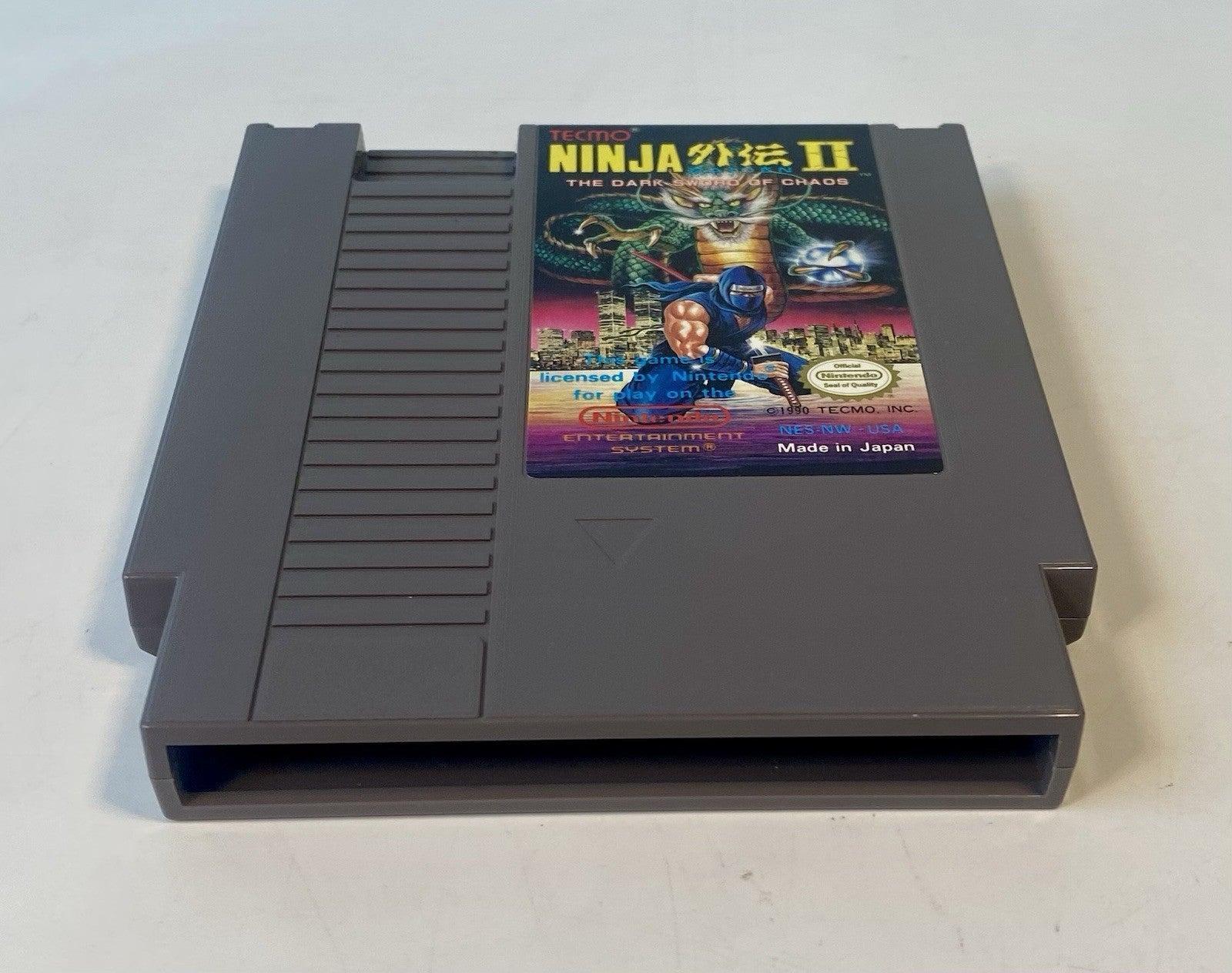 Ninja Gaiden II 2 The Dark Sword of Chaos Nintendo NES Complete in Box CIB Works