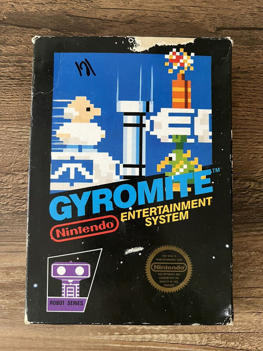 Gyromite. NES. Nintendo. Complete. CIB. Manual & Box. 5 Screw. Authentic. Tested