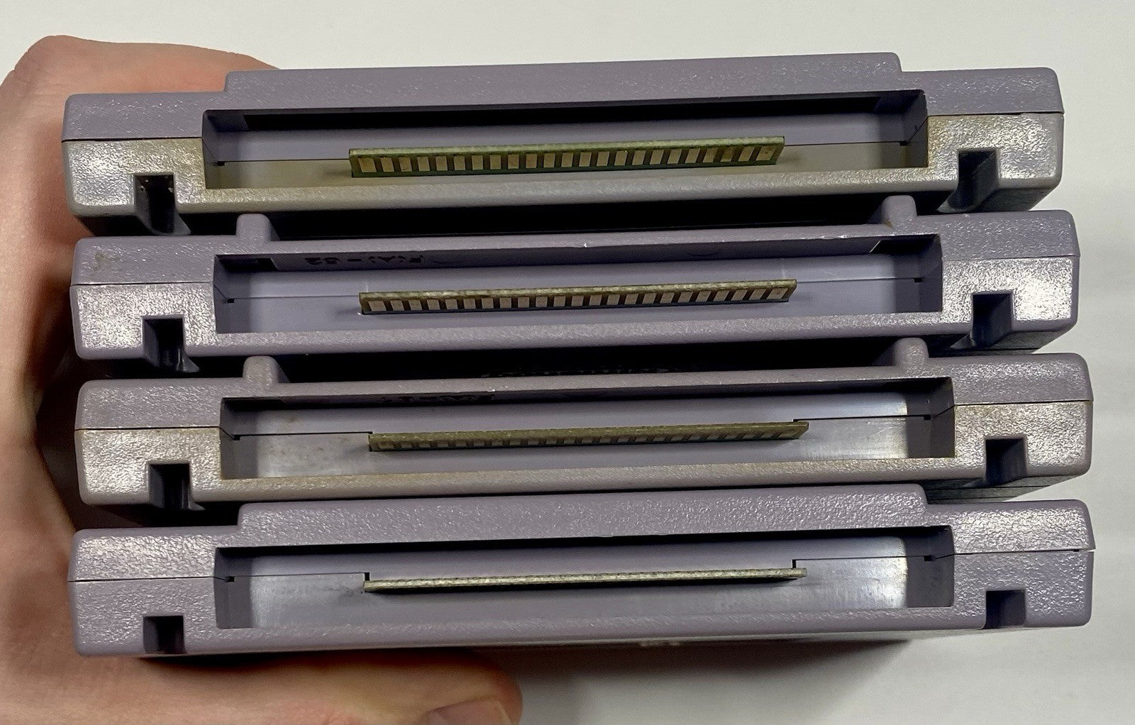 Super Nintendo SNES Bundle Lot Of 4 Sports Games Baseball, Madden, Hockey, Golf