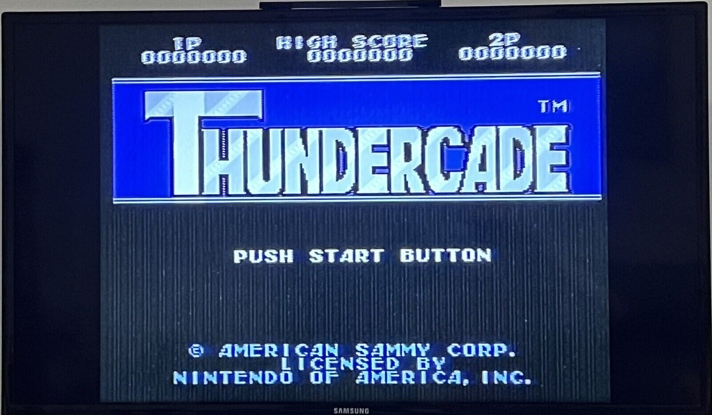 Thundercade - Authentic Nintendo NES Game Tested & Works!