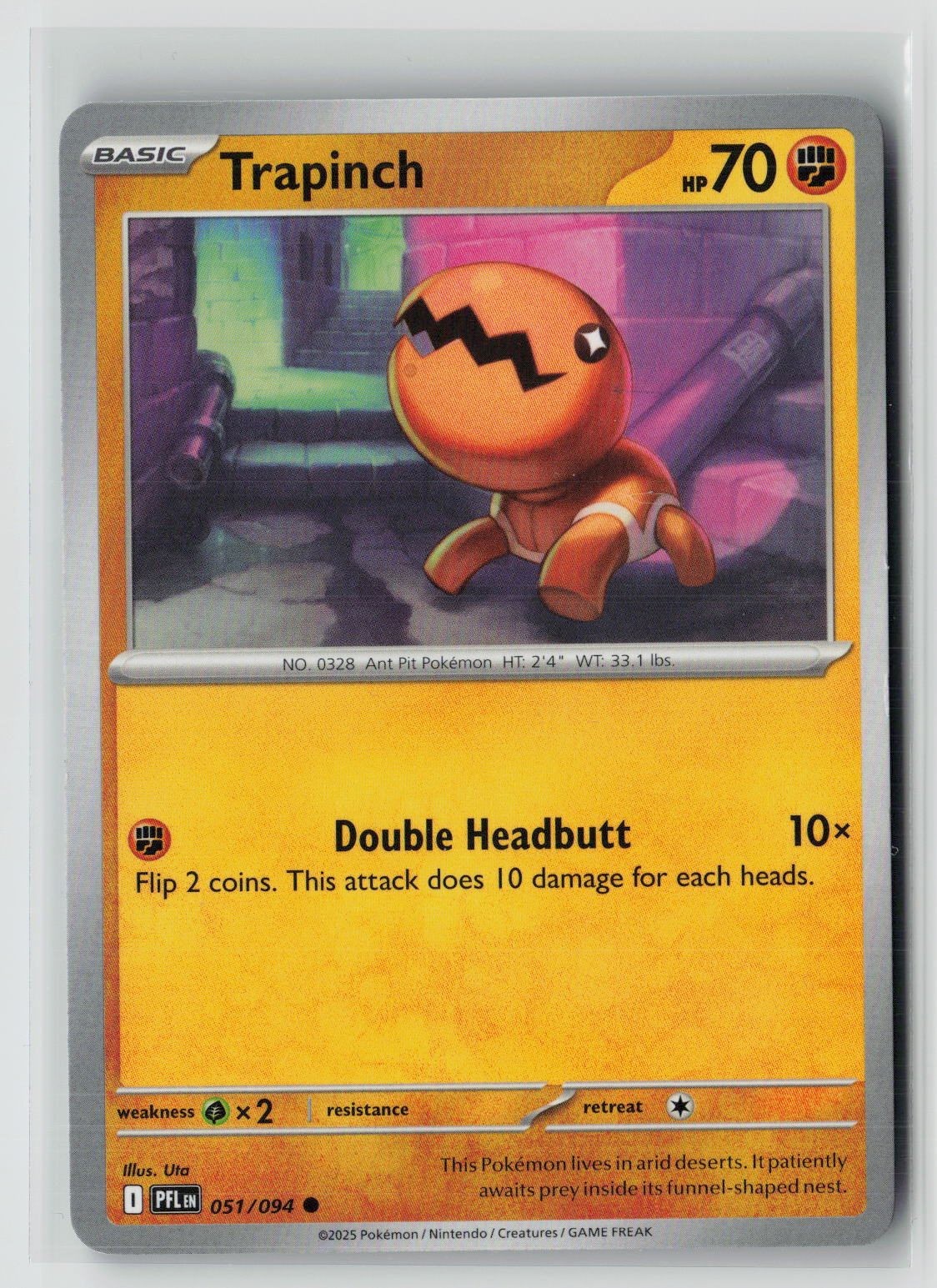 Trapinch (Phantasmal Flames 051/094) NM