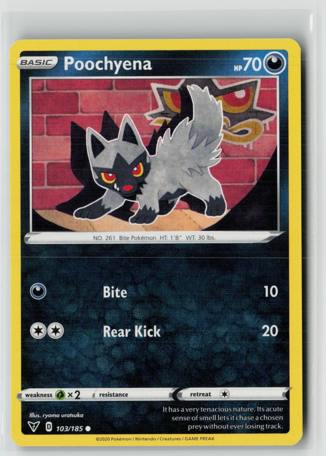 Poochyena (SWSH04: Vivid Voltage 103/185) NM