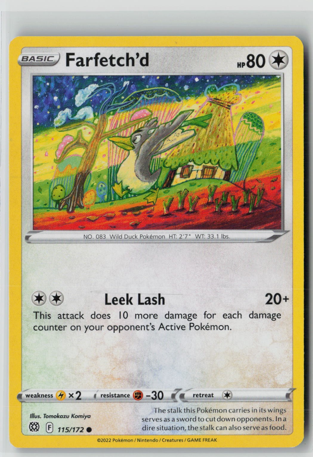 Farfetch'd (SWSH09: Brilliant Stars 115/172) NM