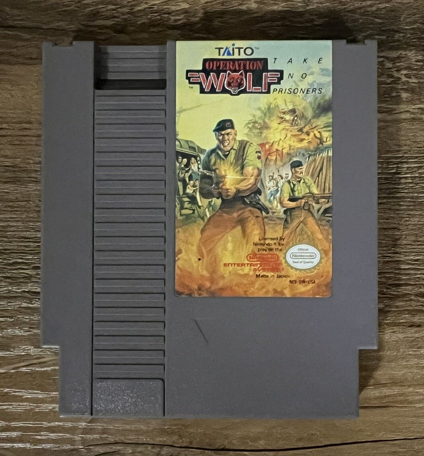 Operation Wolf  (Nintendo Entertainment System, 1989) with Box TESTED