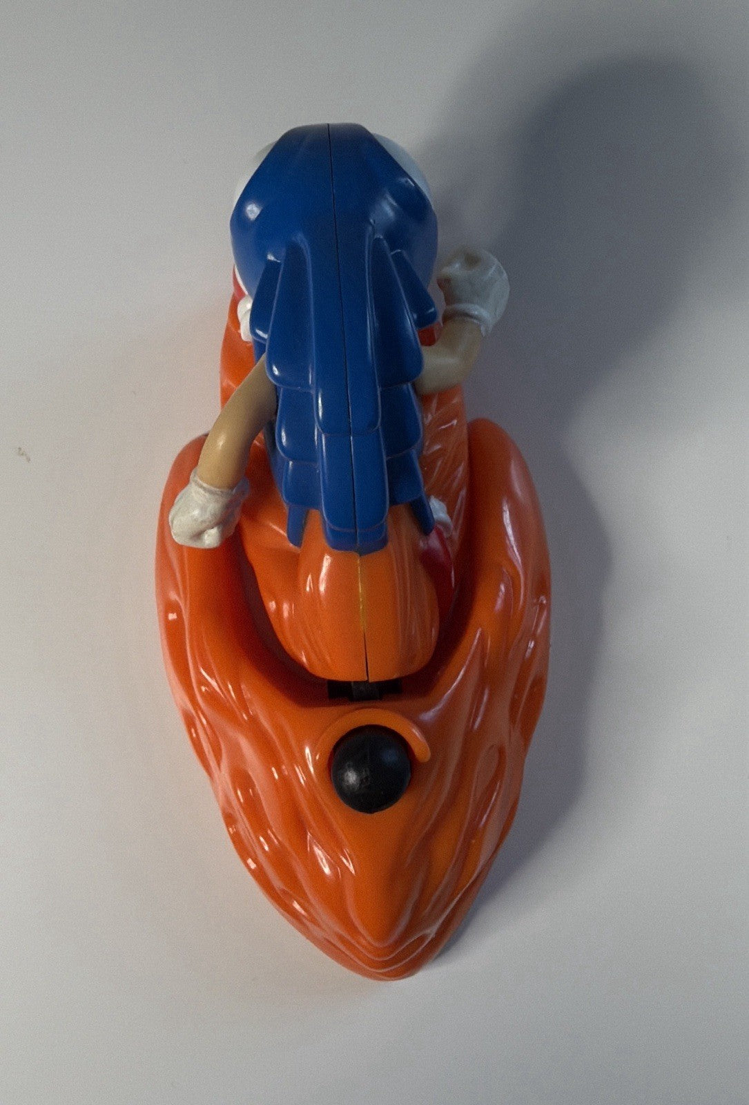 Vintage 1993 Sega Sonic the Hedgehog w/Flame Base Launcher plastic toy WORKS