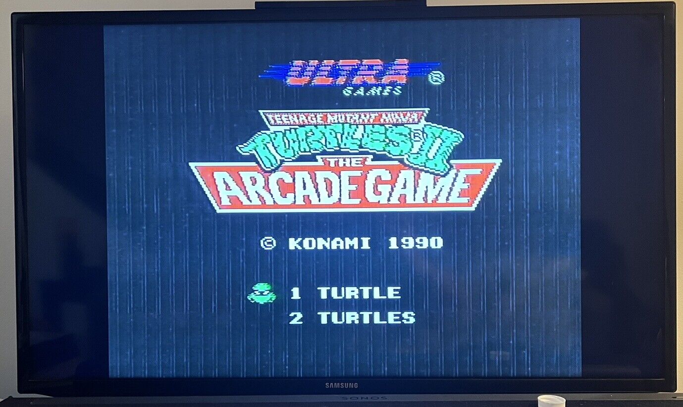 Teenage Mutant Ninja Turtles II: The Arcade Game (Official Nintendo NES, 1990)