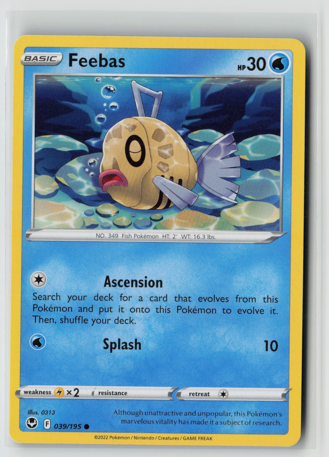 Feebas (SWSH12: Silver Tempest 039/195) NM