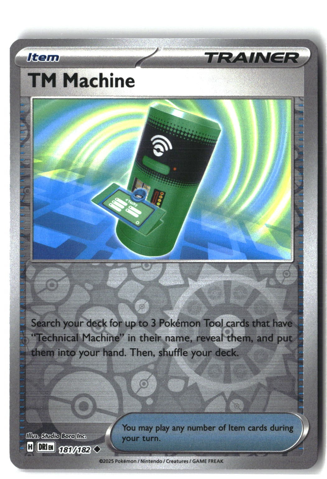 TM Machine Reverse Holofoil NM (Destined Rivals 181/182)
