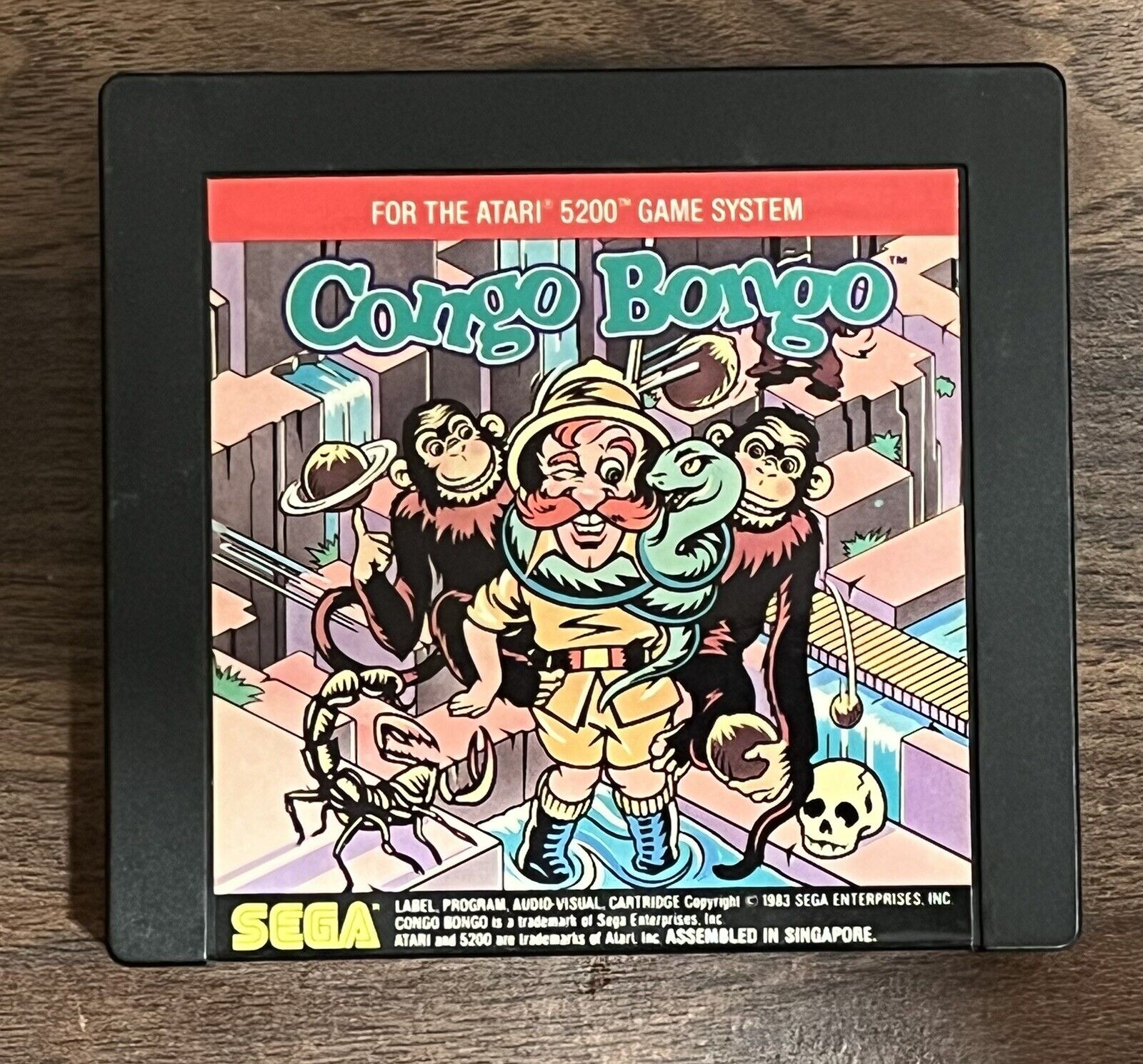 Congo Bongo (Atari 5200, 1984) with Manual 