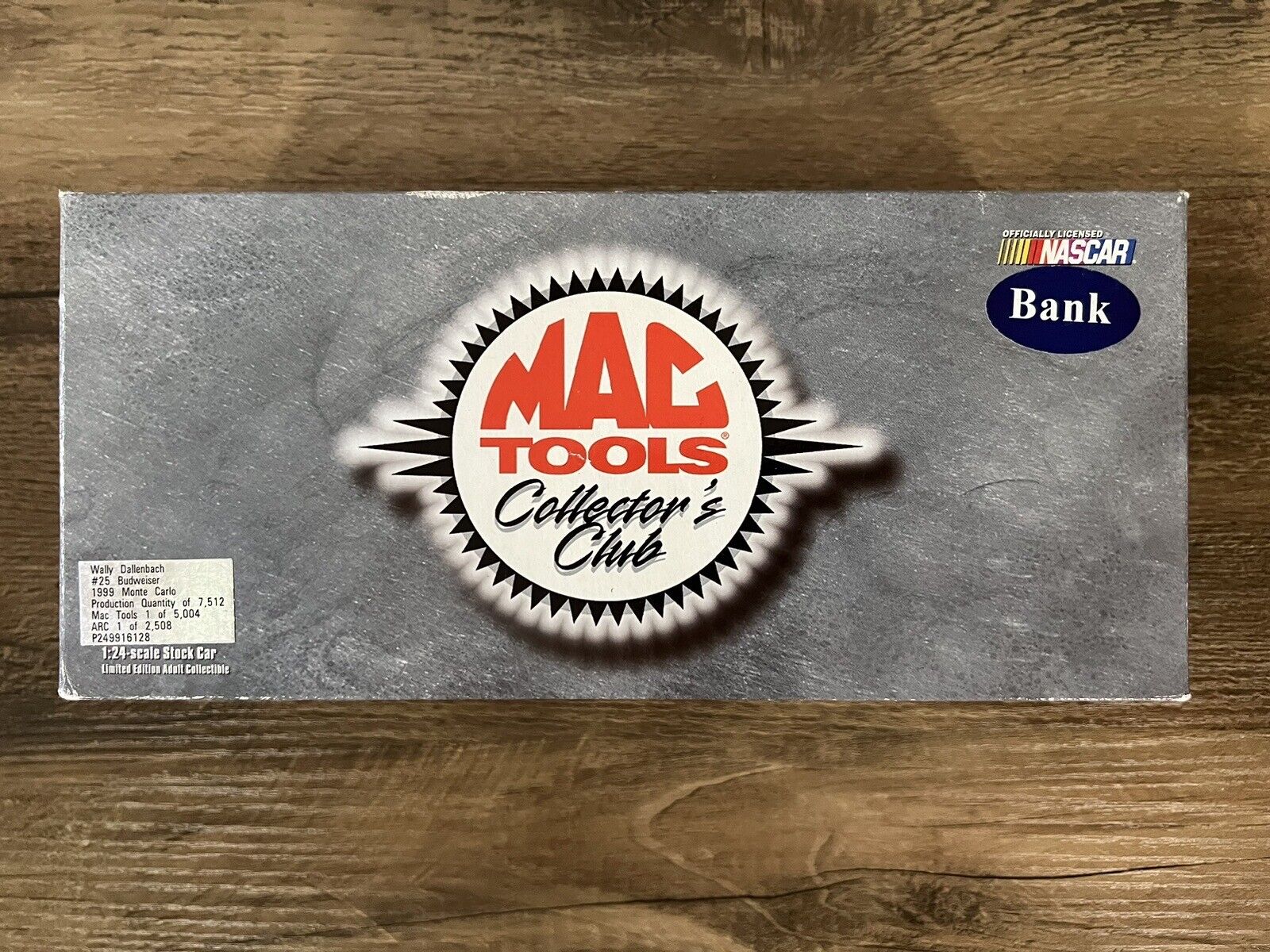 Mac Tools Collection Club Wally Dallenbach #25 Budweiser 1999 Monte Carlo