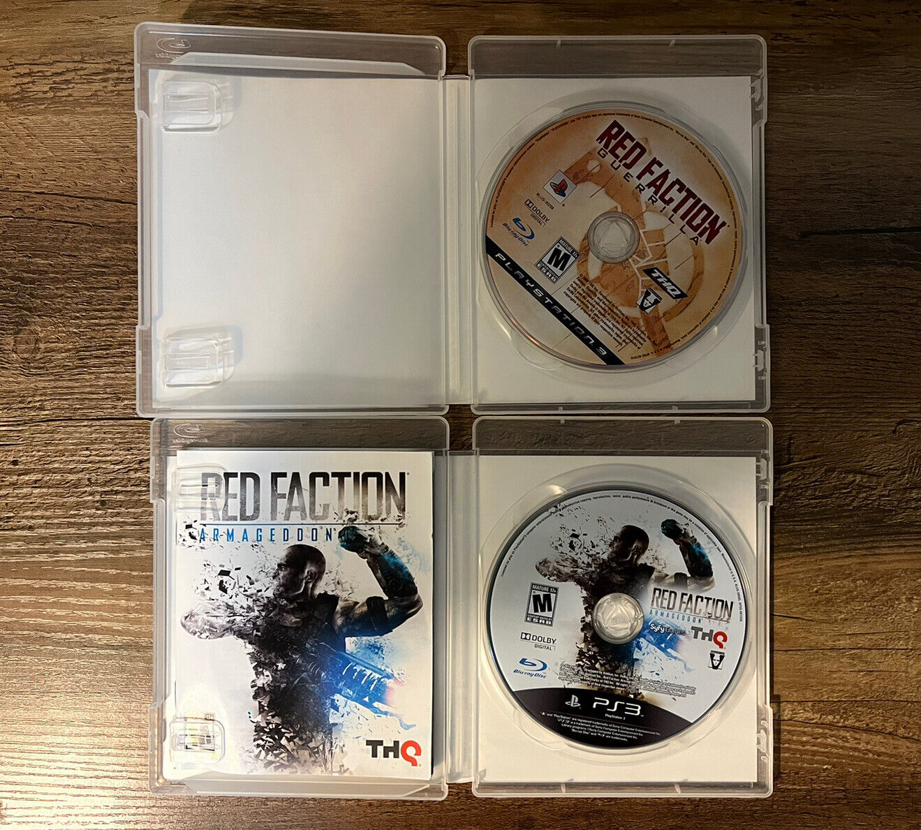 LOT 2 Sony Playstation GAMES PS3 RED FACTION GUERRILLA & ARMAGEDDON Tested