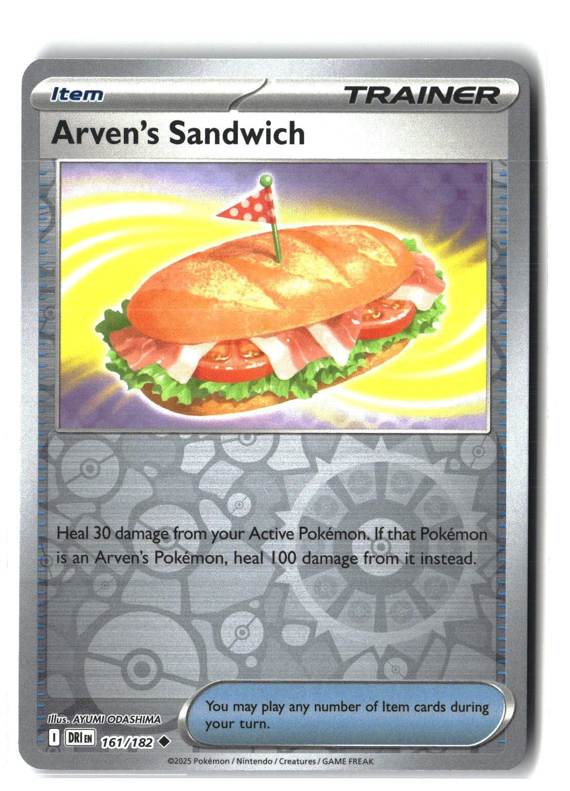 Arven's Sandwich Reverse Holofoil NM (Destined Rivals 161/182)
