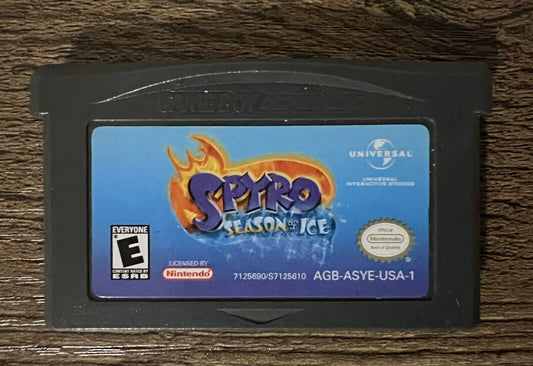 Spyro Season of Ice - Authentic Nintendo Game Boy Advance GBA Tested Working