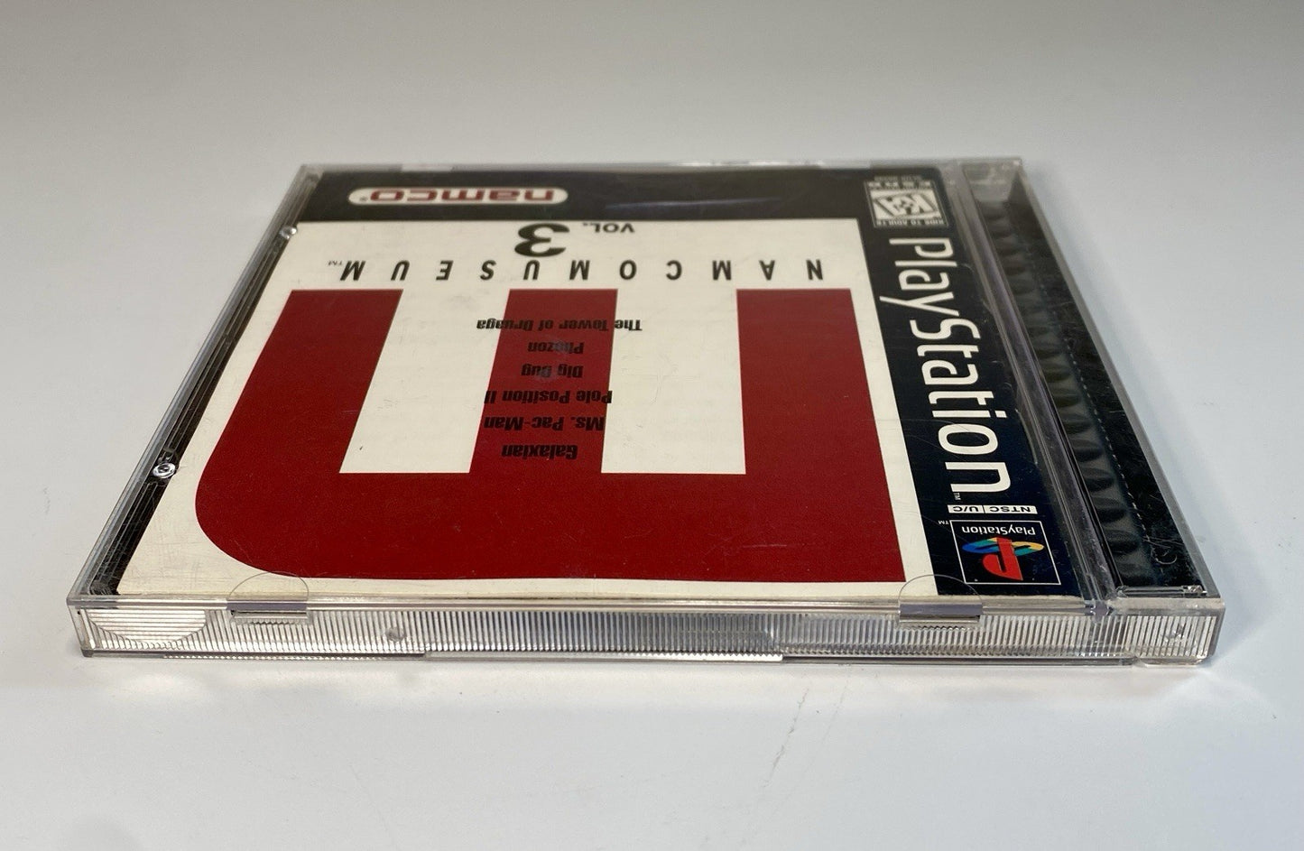 Namco Museum Vol. 3 (Sony PlayStation 1, 1996) CIB Big M Variant Rare, Tested