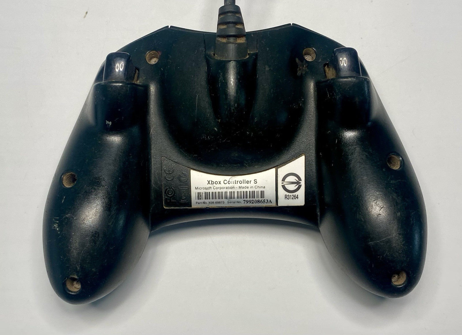 Microsoft Original Xbox Console W/ Controller & Cords For Parts Or Repair Read