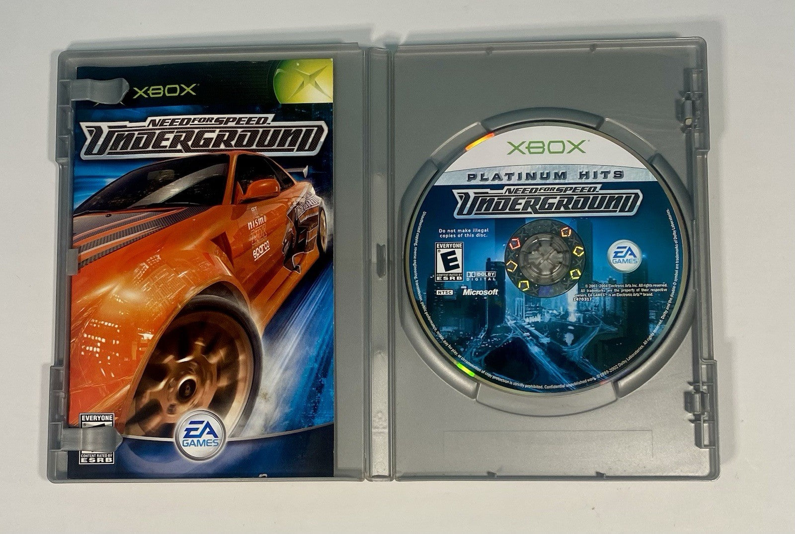 Need for Speed Underground (Microsoft Original OG Xbox, 2003) Complete CIB Works