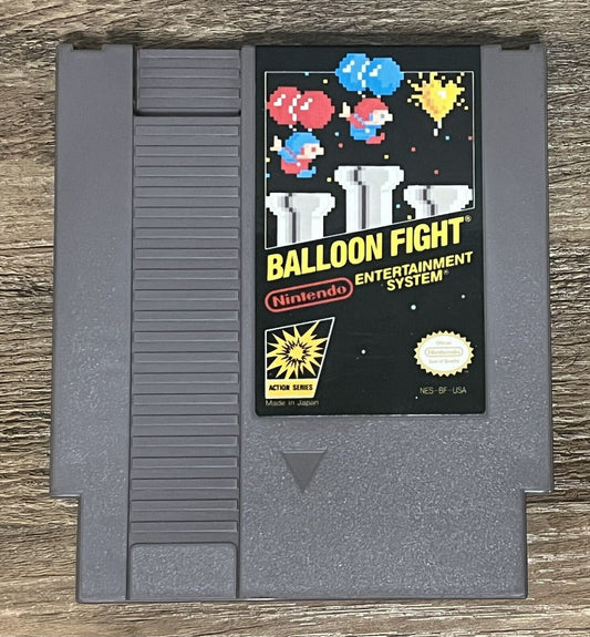 Balloon Fight (Nintendo Entertainment System, 1989) Authentic Tested & Working!